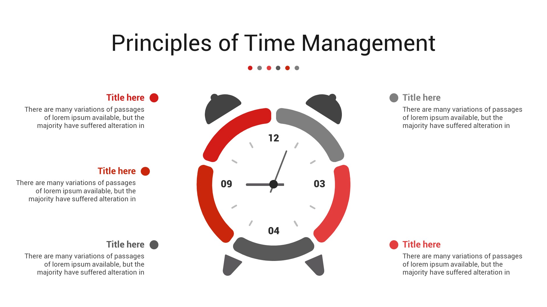 Business and Project Time Management PowerPoint Template, Presentation